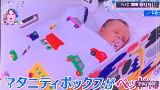 フィンランドの赤ちゃんは段ボールで眠る